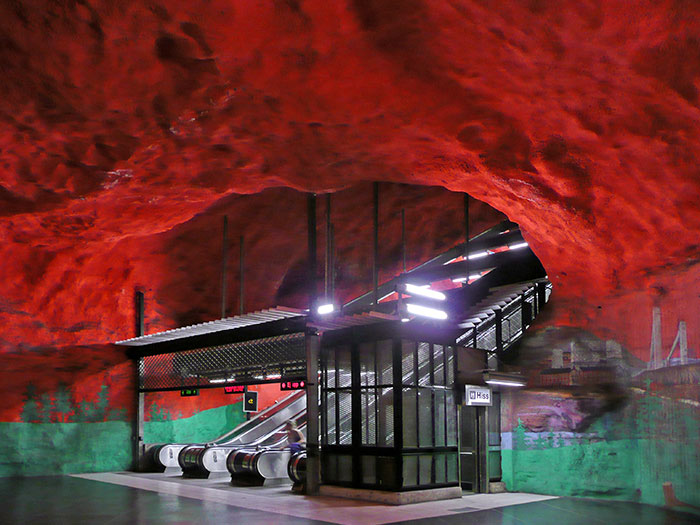 Solna centrum Stockholm Tunnelbana